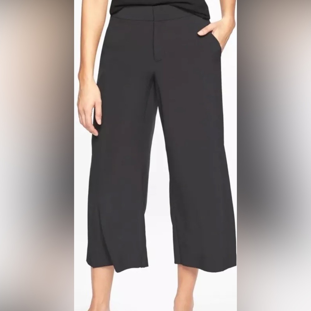 Athleta wide leg snap crop Tribeca
